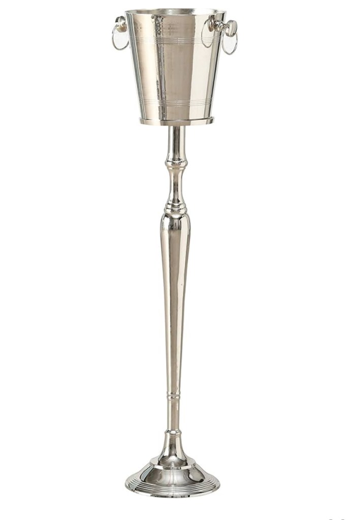 Vintage Champagne Chiller Bucket & Stand