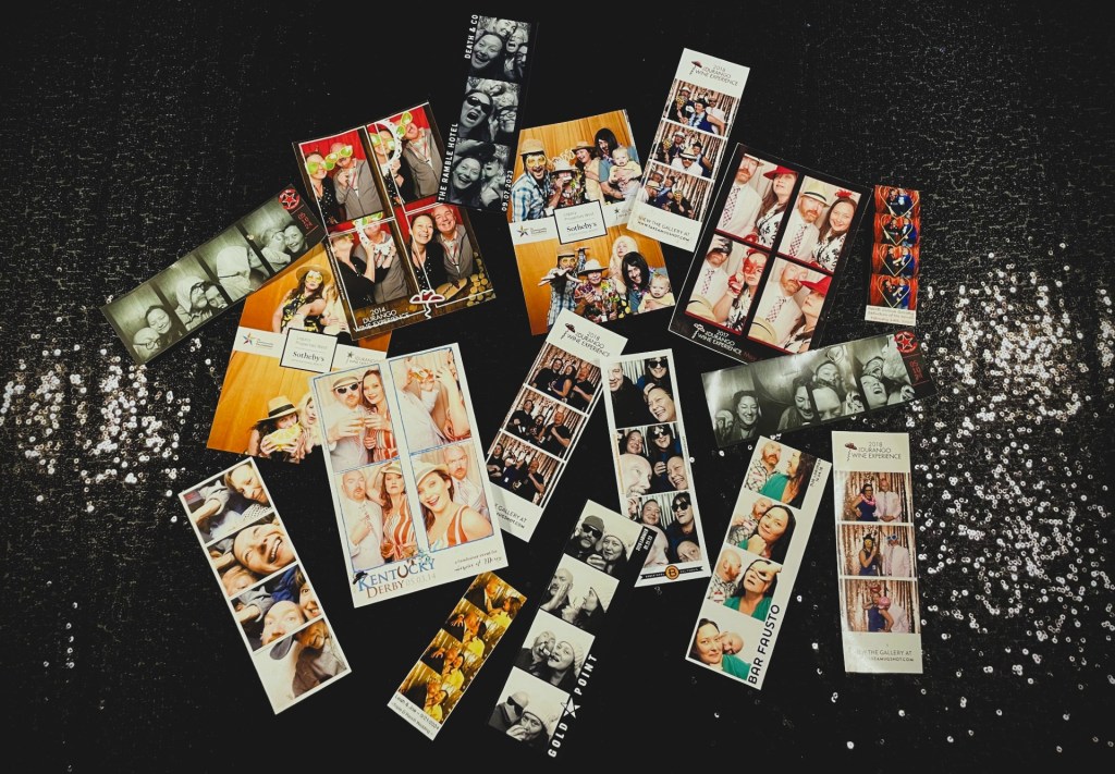 My Photo Booth Strips from the fridge filter