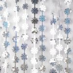 Silver Snowflake Backdrop