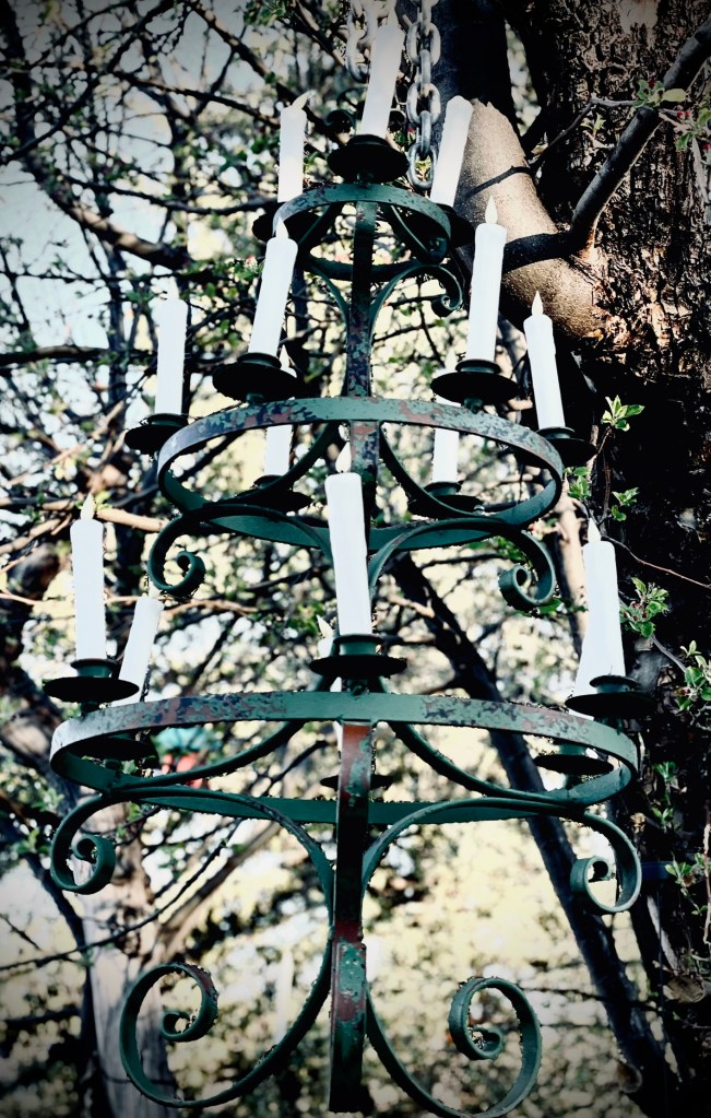 Iron Floor Chandelier