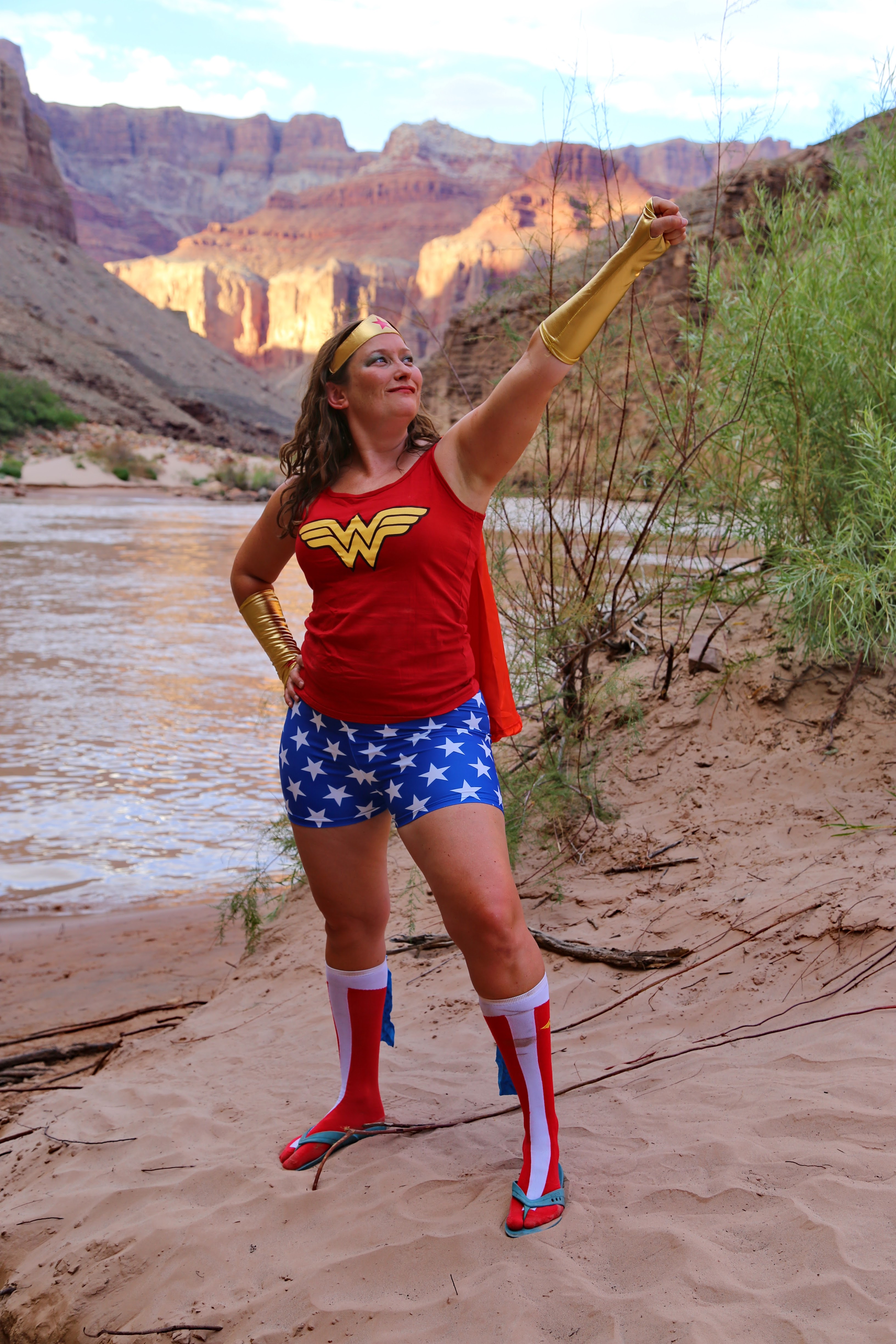 Leah_Wonder Woman_ Grand Canyon 2016