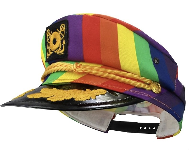 Rainbow Captain Hat