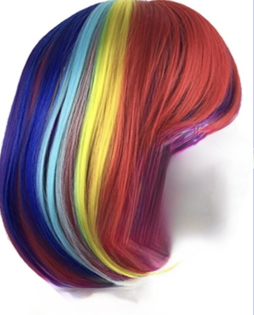 Rainbow Wig